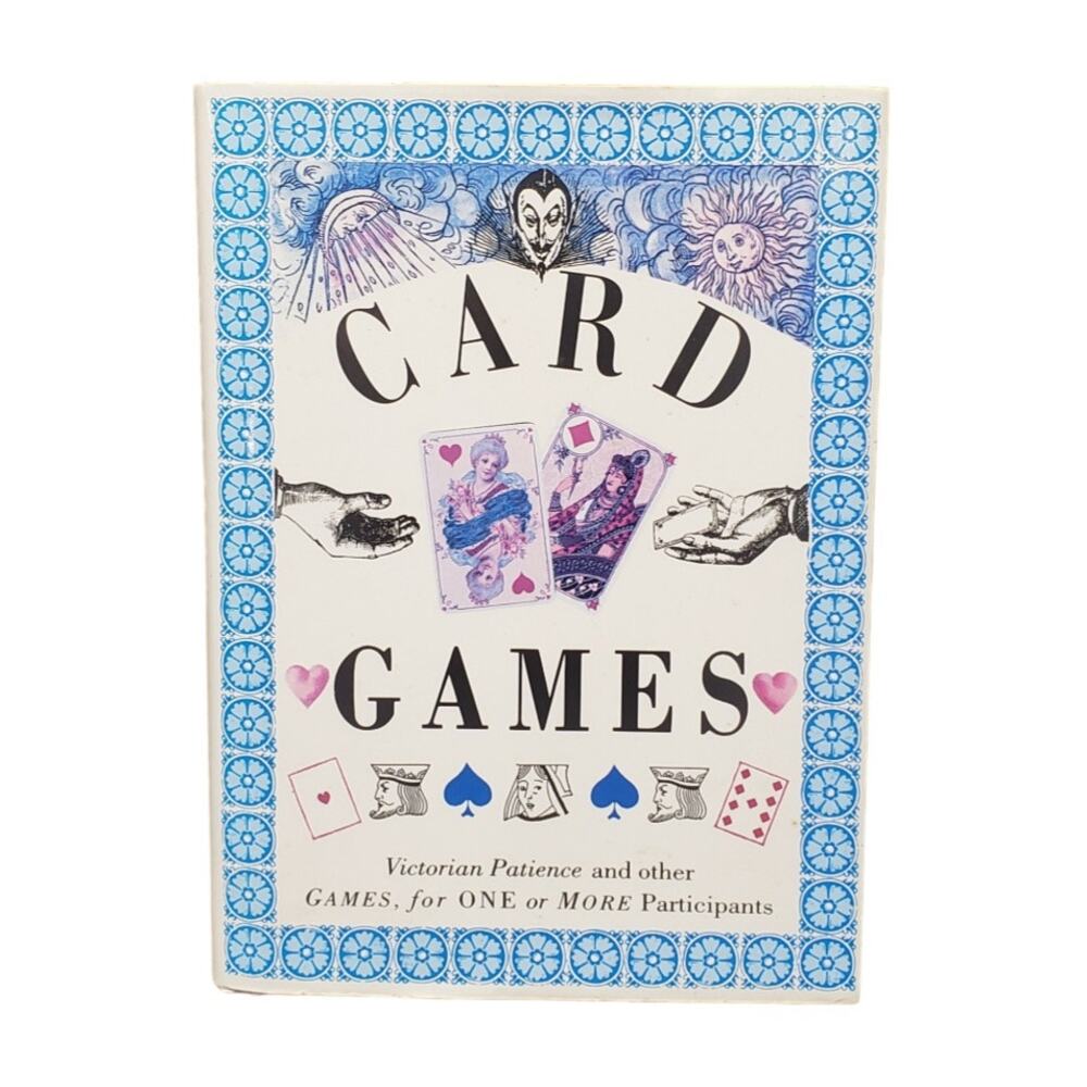 Card Games Victorian Patience & Other Games Single or Multiplayer Hardback Book
